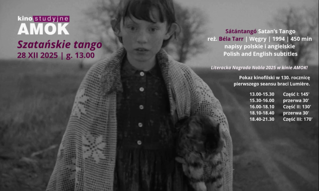 Szatańskie tango | Literacka Nagroda Nobla 2025 w kinie AMOK!