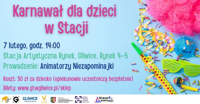 Impreza karnawałowa dla dzieci w Stacji!