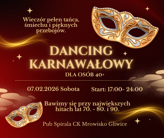 DANCING KARNAWAŁOWY 40+ 