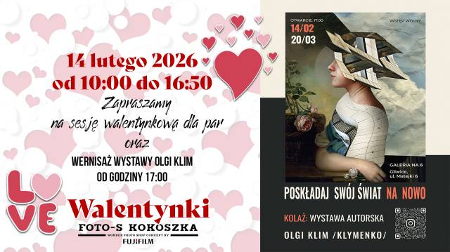 WALENTYNKI ZE SZTUKĄ 