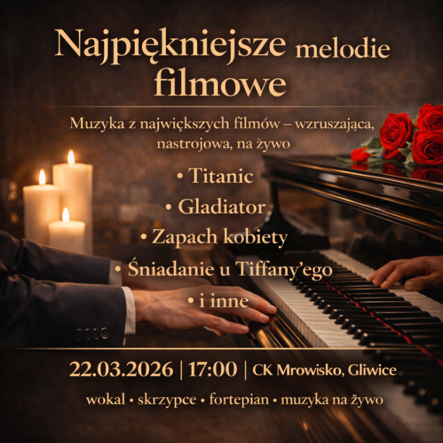 Najpiękniejsze melodie filmowe – koncert na żywo 