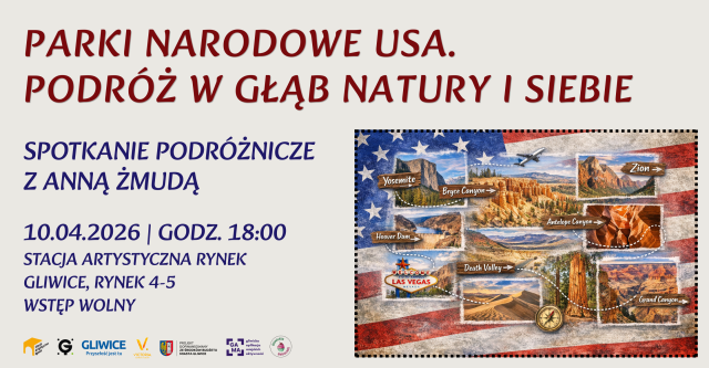 Spotkanie podróżnicze z Anną Żmudą "Parki Narodowe USA – podróż w głąb natury i siebie"