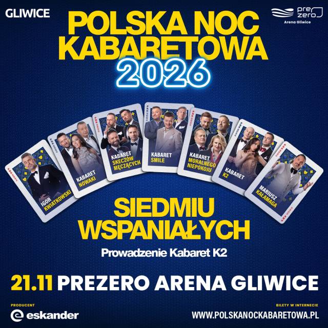 Polska Noc Kabaretowa 2026 – Siedmiu wspaniałych!