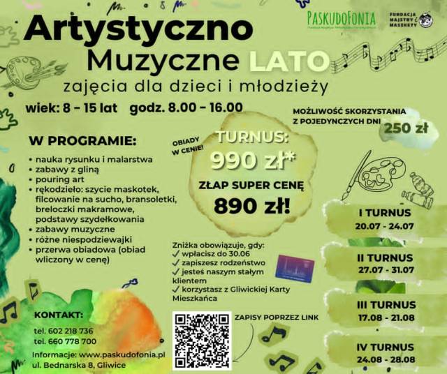 Artystyczne półkolonie – lato 2026