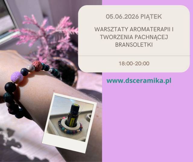 Pachnąca biżuteria - warsztaty aromaterapii