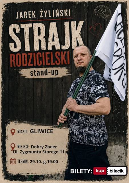 Stand-up: Jarek Żyliński w programie "Strajk rodzicielski"