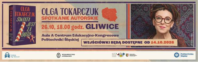 Spotkanie z Olgą Tokarczuk