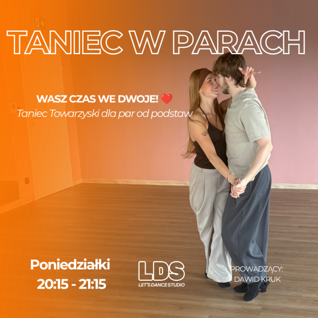 TANIEC W PARACH od podstaw -  poniedziałki - taniec użytkowy