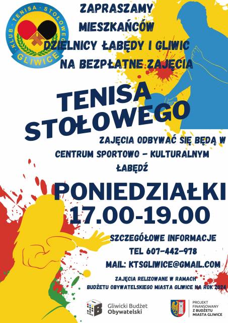 Zajęcia tenisa stołowego