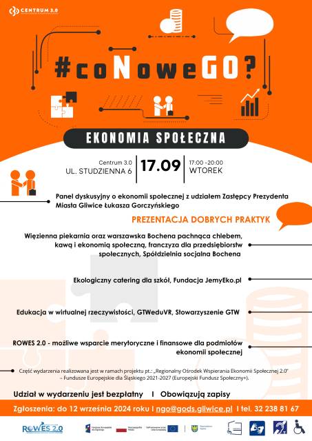 #coNoweGO I Ekonomia Społeczna I 17.09.2024 