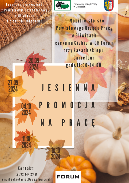 "JESIENNA PROMOCJA NA PRACĘ"