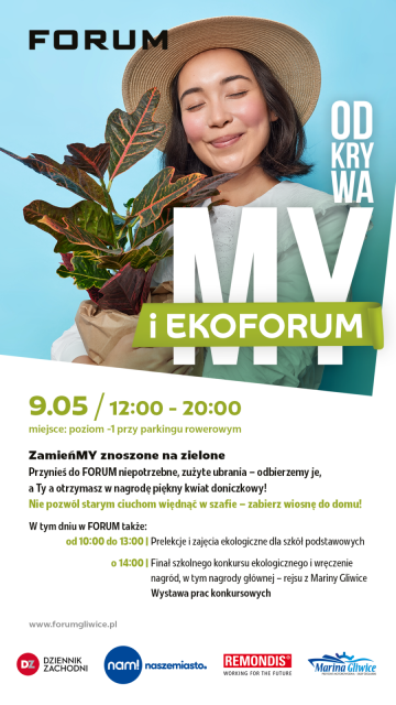 ŚWIĘTO EKOLOGII W CH FORUM - MODA, EDUKACJA I ZIELEŃ W CENTRUM UWAGI