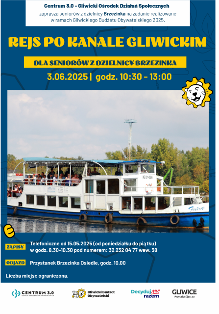 Rejs po Kanale Gliwickim I Seniorzy Brzezinka I GBO 2025