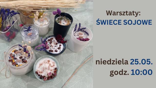 PasCudne warsztaty: stwórz świecę sojową z Mamą lub dla Mamy