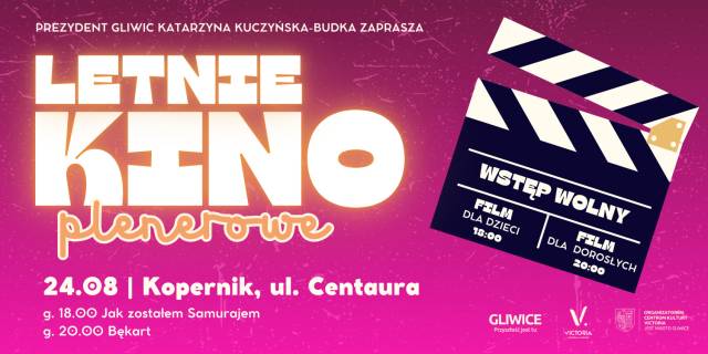 Letnie Kino Plenerowe 2025 | 31.08 | Stare Gliwice ul. Szafirowa