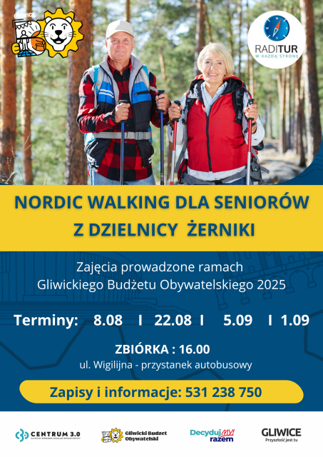 Nordic Walking dla seniorów z dzielnicy Żerniki I GBO 2025