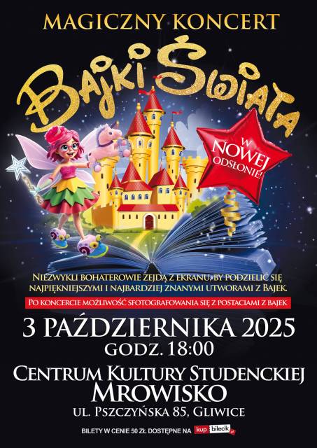 "Magiczny Koncert Bajki Świata w Nowej Odsłonie"
