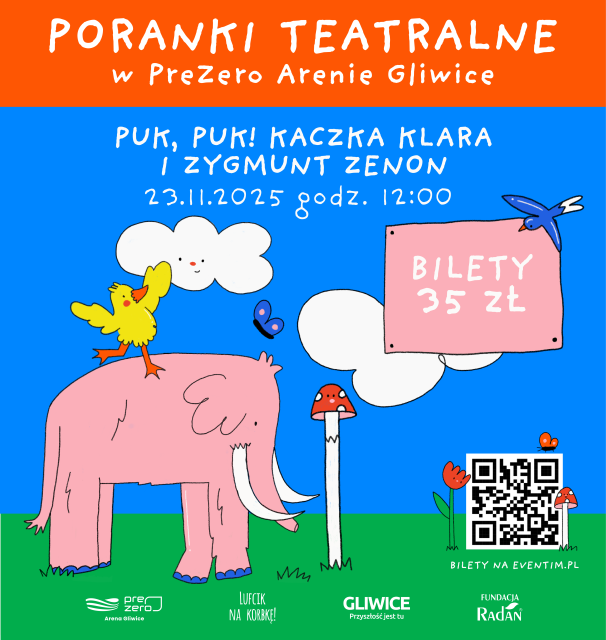 Poranki Teatralne – Puk, puk! Kaczka Klara i Mamut Zenon